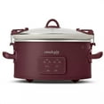 thumbnail image 6 of Crock-Pot 6qt Cook & Carry Programmable Slow Cooker Ceramic Lambrusco, 6 of 6