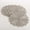 Silver, variant on Saro Lifestyle Flower Design Beaded Placemat (Set of 4)