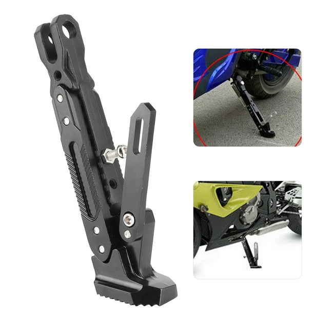 Béquille Latérale De Moto Support Latéral Universel De Moto Support De Pied  Réglable Support De Béquille De Jambe De