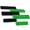 green, variant on Green & Magnetic Socket Organizer Set - 6-Piece 1/4" 3/8" 1/2" Drive Socket Trays (Metric & SAE) - Holds 141 Standard & Deep Size Sockets (Sockets Not Included)