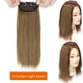 thumbnail image 4 of SEGO Thick Clip in Mini Human Hair Extensions for Women Adding Hair Volume Seamless Short Straight Clip in Human Hair Pad Hairpieces Topper for Thinning Hair, 4 of 8