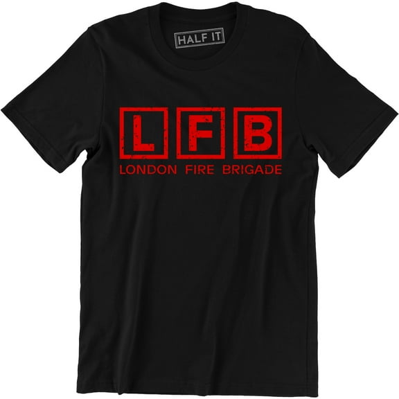 London UK United Kingdom Fire Brigade Fire Department Unit Rescue T-Shirt