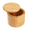 Clear, variant on Salt Cellar Bamboo Storage Box with Magnetic Swivel Lid,Salt Engraved on Lid