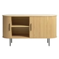 thumbnail image 4 of Unique Furniture Modern 2-Door Slideboad in Natural Oak, 4 of 9