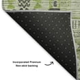 thumbnail image 5 of Addison Rugs Mayfield Premium Machine Washable Transitional Stripes Olive Rectangle Rug, 9' x 12', 5 of 7