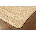 thumbnail image 3 of Harlow Hill Cora 8' x 10' Beige/Tan Solid Hand Braided Reversible Jute Indoor Area Rug, 3 of 6