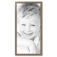 thumbnail image 2 of ArtToFrames 21" x 44" Aged White Gold Picture Frame, 21x44 inch Silver Wood Poster Frame (WOM-2036),  Pack, 2 of 7