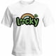 thumbnail image 1 of Camisetas informales de manga corta con arcoíris de la suerte verde para hombre, camisetas gráficas, 1 of 8