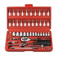 thumbnail image 2 of Kit d'Outils de Réparation de Voiture, 46 Pcs Ensemble de Clés à Main pour Outils de Mécanicien, 2 of 13