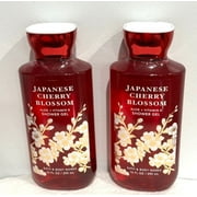 Bath & Body Works Japanese Cherry Blossom Duo (Shower Gel) Pack of 2