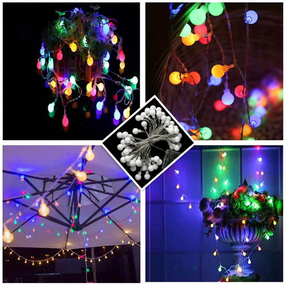 Romantic Round Ball Fairy Light, Outdoor Indoor Decorative RGB Light