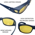 thumbnail image 2 of Gafas de conducción nocturna EYEGOLD para adultos con lentes polarizadas, 2 of 9