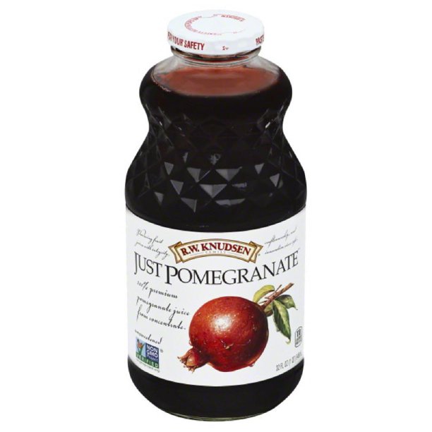 RW Knudsen Just Pomegranate Unsweetened 100 Juice, 32 Fo (Pack of 6