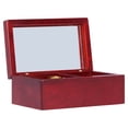 thumbnail image 4 of Caja De Música, Estuche De Almacenamiento De Joyería Musical, Caja De Música De Madera Caja De Música De Madera, Regalo De Caja De Música, Regalo De Vacaciones Para Tocador OTVIAP Pista de color de madera roja: para El viaje de Chihiro, 4 of 8