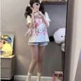 thumbnail image 4 of Sanrio Hello Kitty Kawaii Aesthetics Oversized T-shirt Women Y2k Graphic Short Sleeve Top Harajuku Korean Fashion Tees Clothes, 4 of 9