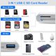 thumbnail image 2 of Lector de Tarjetas SD Obcxin con Puerto Dual USB C y Lightning, 2 of 7