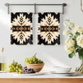 thumbnail image 2 of Southwestern Aztec Microfiber Kitchen Towel, Retro National Style Brown Abstract Soft Absorbent Dish Towels, Quick Drying Washable Dishcloths for Kitchen Cleaning, Drying Dishes, 18x28 Inches, 2 of 9