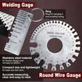 thumbnail image 3 of Juego de 6 Herramientas para Eliminar Escoria de Soldadura, Alicates para Soldadura MIG con Calibre de Espesor de Placa de Metal, Guantes de Soldadura, Calibre de Alambre, 3 of 6