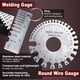 thumbnail image 3 of Juego de 6 Herramientas para Eliminar Escoria de Soldadura, Alicates para Soldadura MIG con Calibre de Espesor de Placa de Metal, Guantes de Soldadura, Calibre de Alambre, 3 of 5