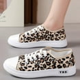 thumbnail image 4 of CHICVOMEY Fashion Sneakers for Women Lace Up Canvas Sneakers Comfortable Tennis Sneakers Low Top Casual Walking Shoes, 4 of 7