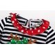 thumbnail image 3 of Conjunto de trajes de Navidad para niños pequeños, niñas, ciervos, tops a rayas y pantalones de lunares Ormromra CJWUS-1073, 3 of 7