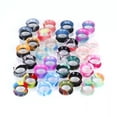thumbnail image 7 of HOOUN Soft Silicone Tunnels Ear Gauge Plugs Body Piercing Jewelry Thin Earring Decor-dark blue-10mm, 7 of 7