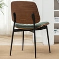 thumbnail image 2 of FOWEOAIU Modern Dining Chairs,Leather Upholstered Side Chairs , Green (Set of 2) ﻿, 2 of 11