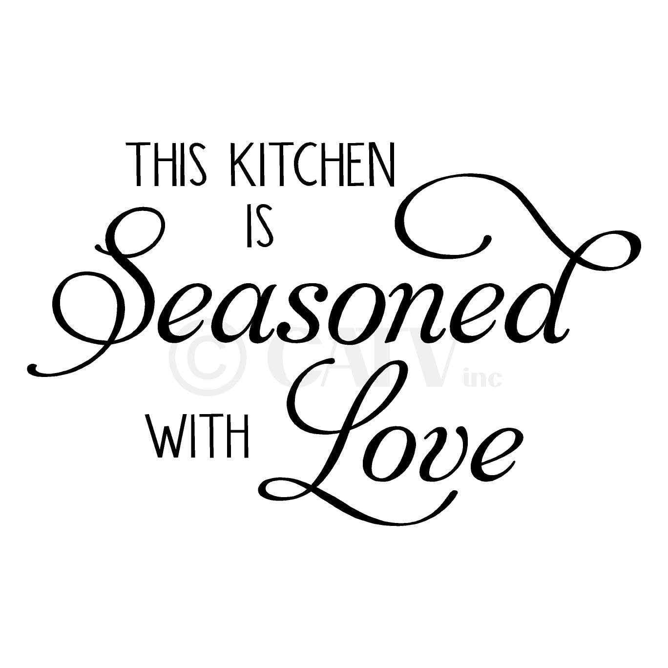 Free Free 329 This Kitchen Is Seasoned With Love Free Svg SVG PNG EPS DXF File
