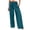 Green -BQ19, variant on Dwellite Casual Pants with Pockets Women Tall Pull On Long Length Wide Leg Summer Palazzo Pants Casual Beach Travel White XL