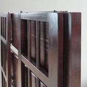 Casual Home 3-Shelf Folding Stackable Bookcase 27.5 Wide-Finish:Espresso