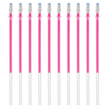 Uxcell 1mm Gel Pens Refills 24 Pack Fluorescence Metallic Ink Bold Point for Adults Coloring Books Pink