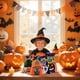 thumbnail image 2 of Halloween candy bags velvet, satin bags with bunny ears, trick or gift bags (Black), 2 of 5