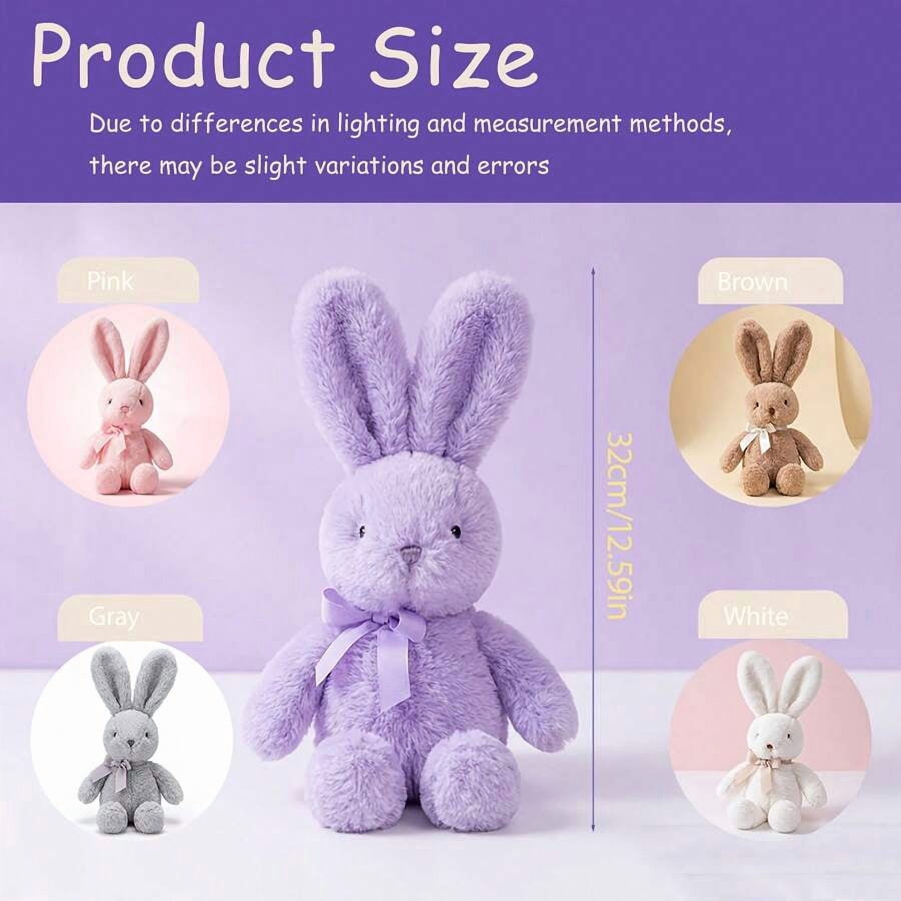 Soft Stuffed Bunny Plush Toy | Cute Lop Jimny Rabbit Doll With Long Ears, Polyester, Mixed Colors | Ideal For Nursery, Home, Bedroom Decor | Huggable Bedtime Companion, Travel Accessory