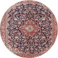 thumbnail image 1 of Ahgly Company Indoor Round Traditional Tan Brown Medallion Area Rugs, 4' Round, 1 of 6