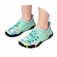 thumbnail image 2 of FUZHIQ Kids Easy Pull Tab Water Shoes Boys Girls Barefoot Aqua Socks Non- Quick Dry Breathable Beach Pool Swim Toddler Shoes,9-10 Years, 2 of 8