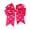 Hot PInk, variant on 7.5 Inch Polka Dot Hair Bow with Tails Grosgrain Ribbon Hair Clip