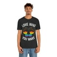thumbnail image 4 of Love Who You Want Gay Pride LGBTQ+ Elephant Rainbow Hearts S-3XL, 4 of 8