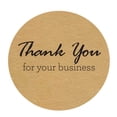 thumbnail image 4 of 500 Kraft Thank You For Your Business Stickers Labels Stickers Gift Tags Adhesive Stickers Roll, 4 of 9