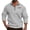 Light Gray, variant on Men's Stand Collar Half Zip Sweatshirt, Outdoor Casual Top, Spring Fall Fleece for Streetwear, Christmas, Hiking, Urban Exploration and Daily Comfort Wear,Beige,M