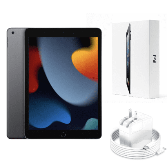 Open Box Apple iPad 9th Gen A2602 (WiFi) 64GB Space Gray (Grade A )