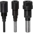 thumbnail image 2 of (1/4 Shank+8MM Shank+1/2 Shank) Router Collet Extension Router Bit Collet Extension and Trimming Carving Engraving Machine Extender Woodworking Chuck, 2 of 5