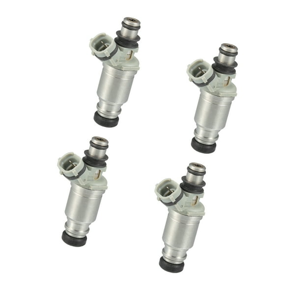 Unique Bargains 4 Pcs Car Fuel Injector Nozzle Replacement Fit for Toyota Celica 1.6L 1990-1993 Silver Tone