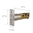 thumbnail image 3 of Design House Emblem Infinity 6-Way Universal Deadbolt Latch, Satin Nickel, 3 of 12