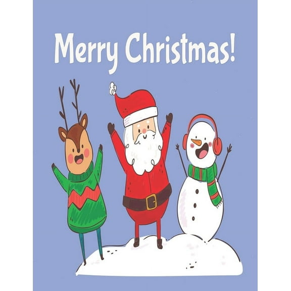 Merry Christmas! : Easy and Cute Christmas Holiday Coloring Designs for Children (Paperback)