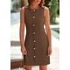 thumbnail image 3 of Vestido de trabajo PRETTYGARDEN 2025 para primavera, formal, formal, marrón, 3 of 9