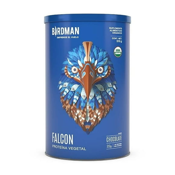 Suplemento alimenticio Birdman orgánico Falcon sabor chocolate 510 g