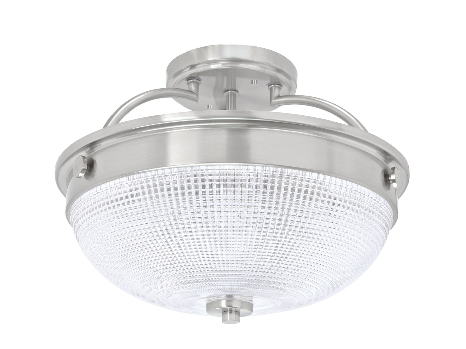 Aspen Creative 63501 Three-Light Semi Flush Mount Ceiling ...