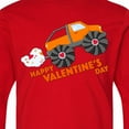 thumbnail image 4 of Inktastic Happy Valentine's Day-monster Truck Long Sleeve Youth T-Shirt, 4 of 5