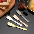 thumbnail image 5 of Stainless Steel Butter Knife Bread Scraper Charcuterie Utensils Peanut Knives Cheese Cutter, 5 of 6