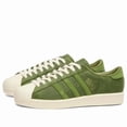 thumbnail image 2 of Ad-id-as Men's Superstar Vintage Shoes in Green and Cream White, 2 of 6